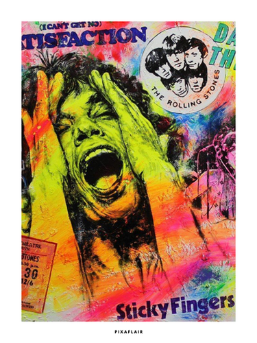 Pixaflair - Rolling Stones - Roll - Poster | Pixaflair