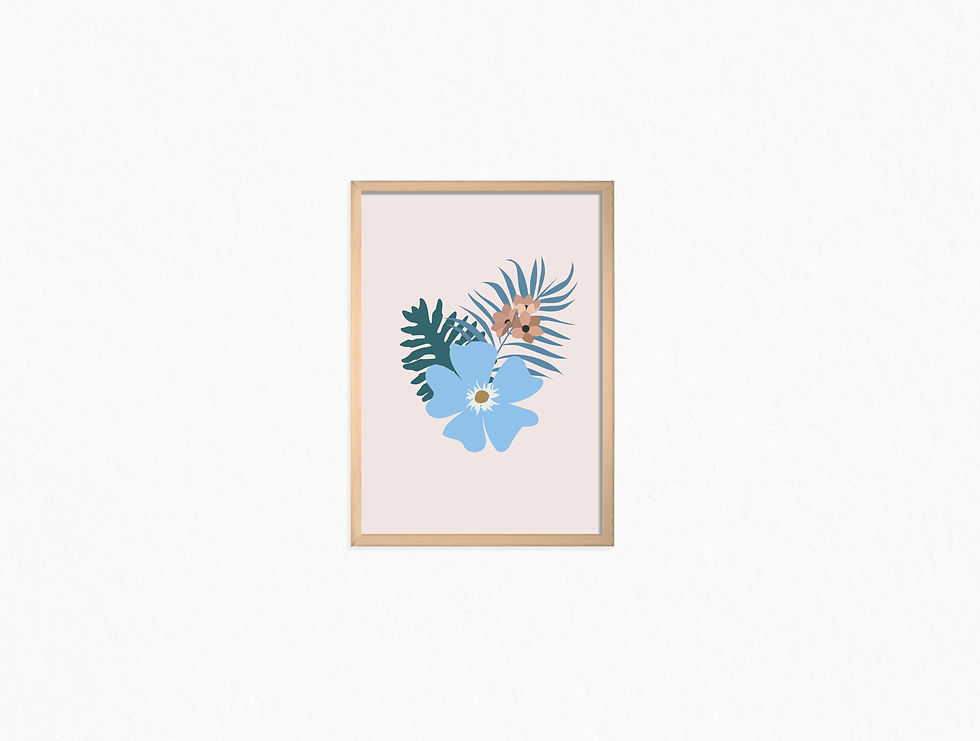 Thumbnail: Pink and Blue flowers