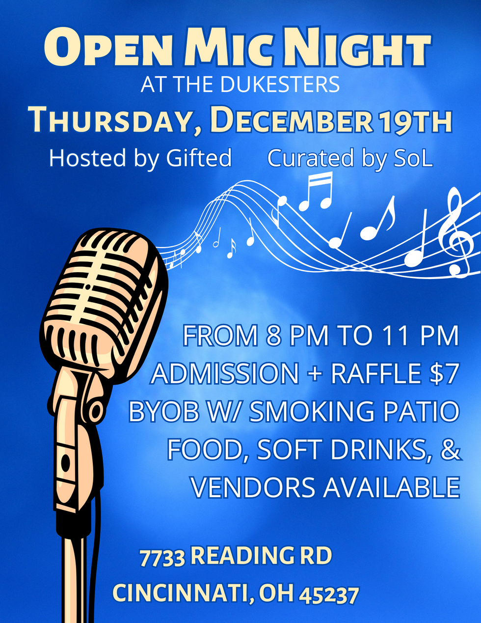 Open Mic Night at The Dukesters - Flyer.png