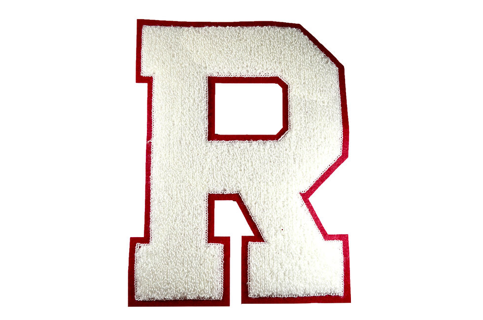 'R' Chenille Badge