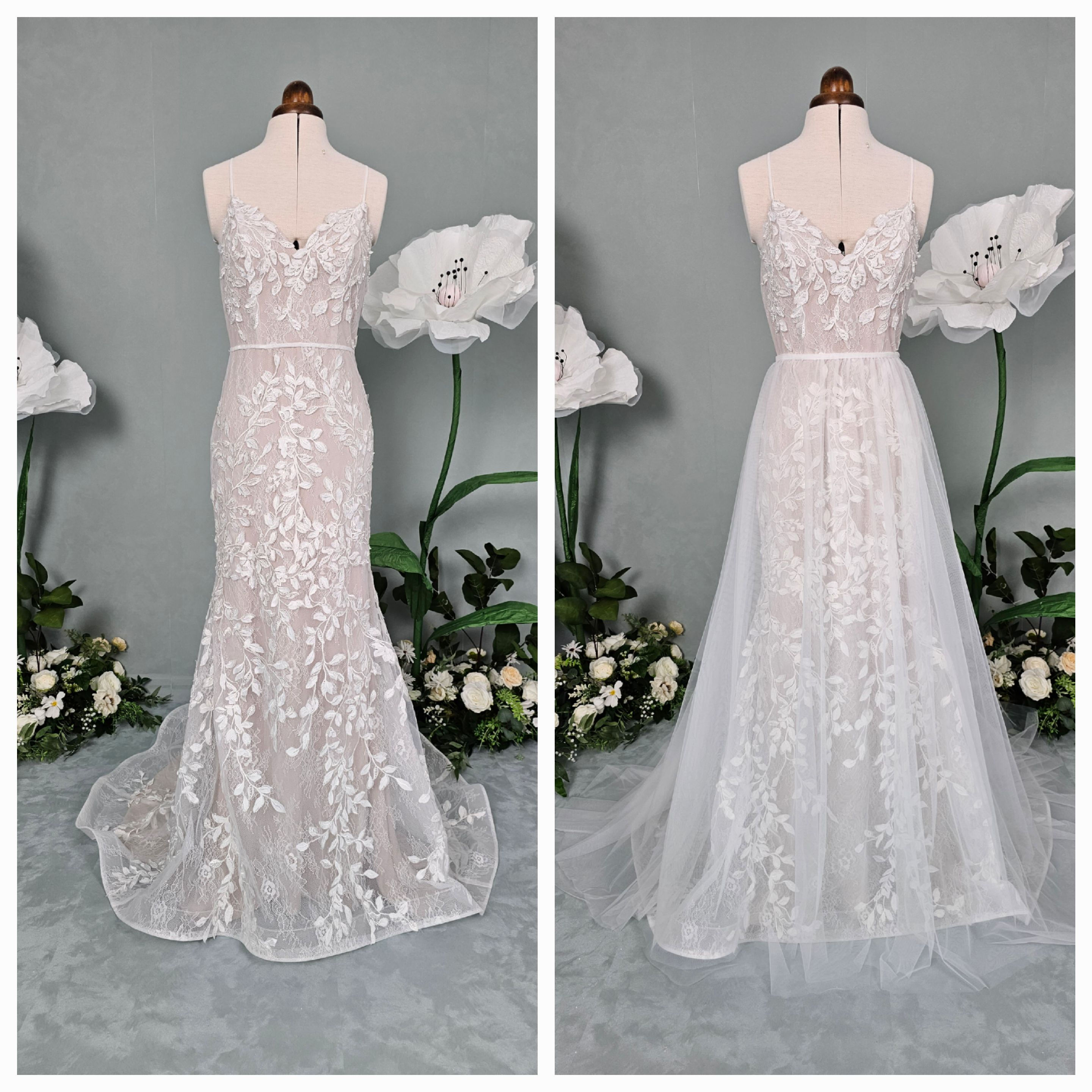 Olwen - 2 Tier Removable Overskirt