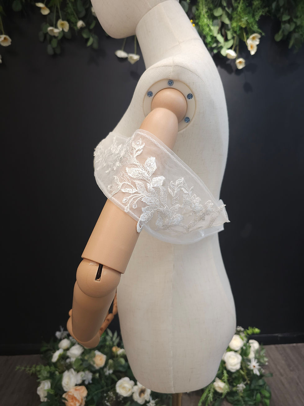 Thumbnail: Selen - Detachable Sparkle Wedding Dress Straps