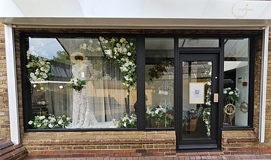 Shop front of colourybridal in Kent 