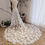 Thumbnail: Feather- Detachable Overskirt with 3D flowers and feather