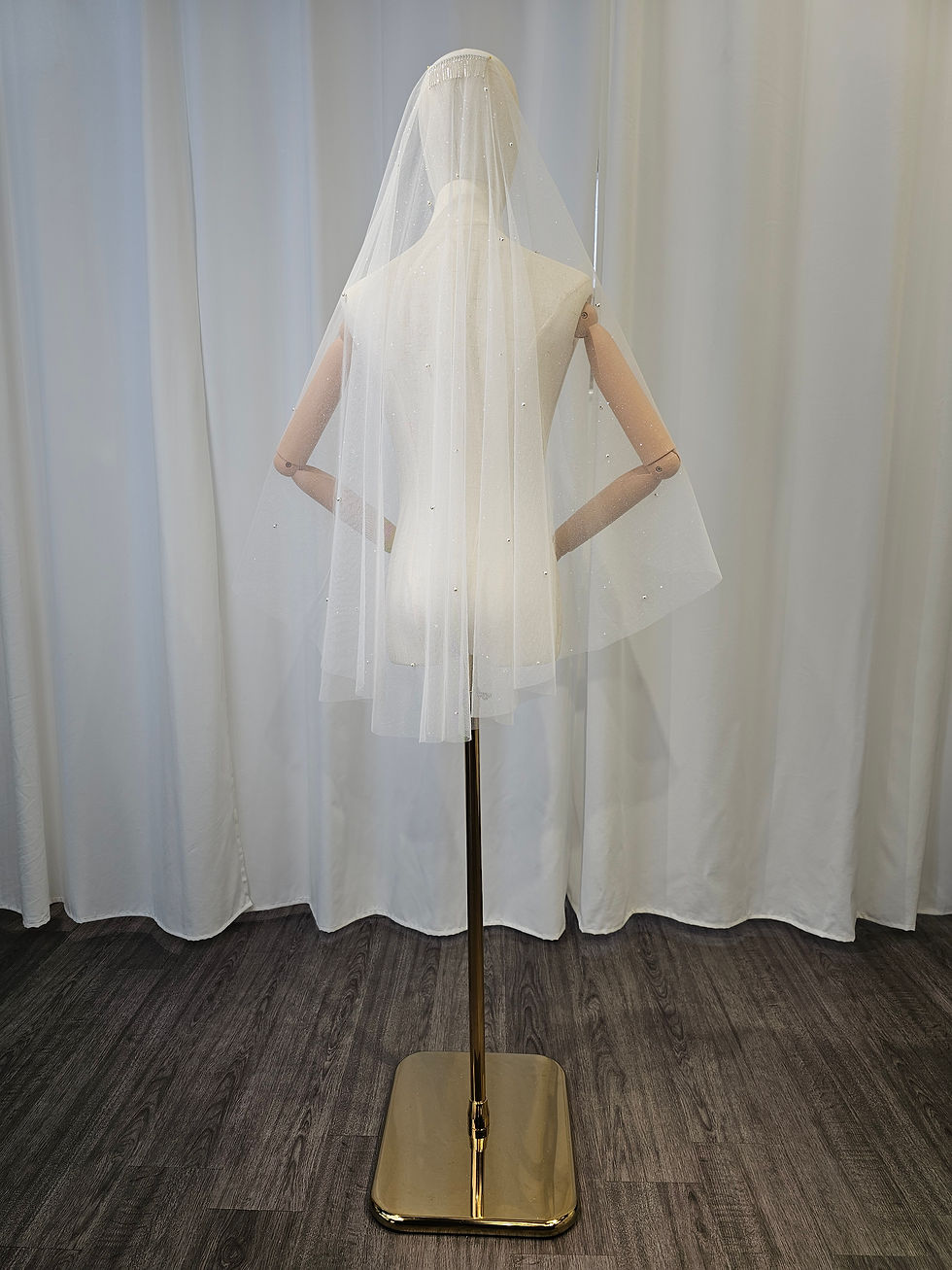 Thumbnail: Elean - Fine Glitter Pearl Veil