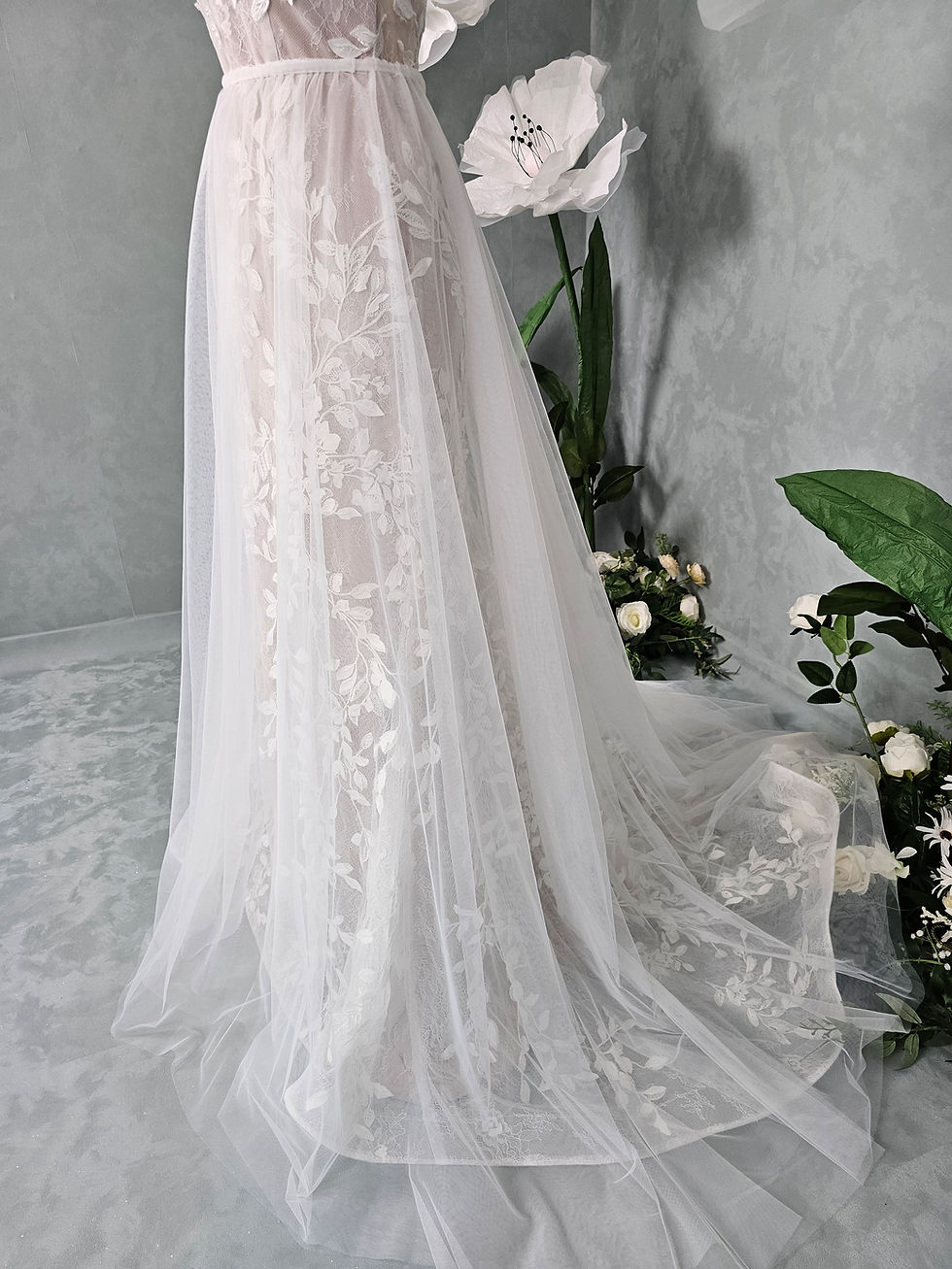 Thumbnail: Olwen - 2 Tier Removable  Overskirt