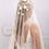 Thumbnail: Valentina - Floral & Pearl Veil With Pencil Edge Finish