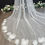 Thumbnail: Jaelyn  –  Bridal Veil with Hand-made Organza Flowers