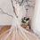 Thumbnail: Valentina - Floral & Pearl Veil With Pencil Edge Finish