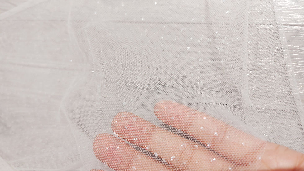 Thumbnail: Celeste - Sparkle Cape Veil