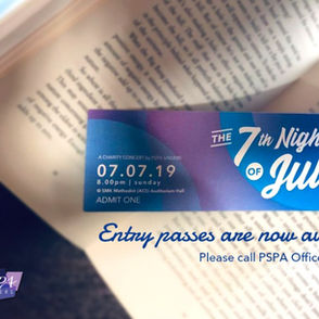 The 7th Night of July – Entry Passes Are Now Available for Collection!