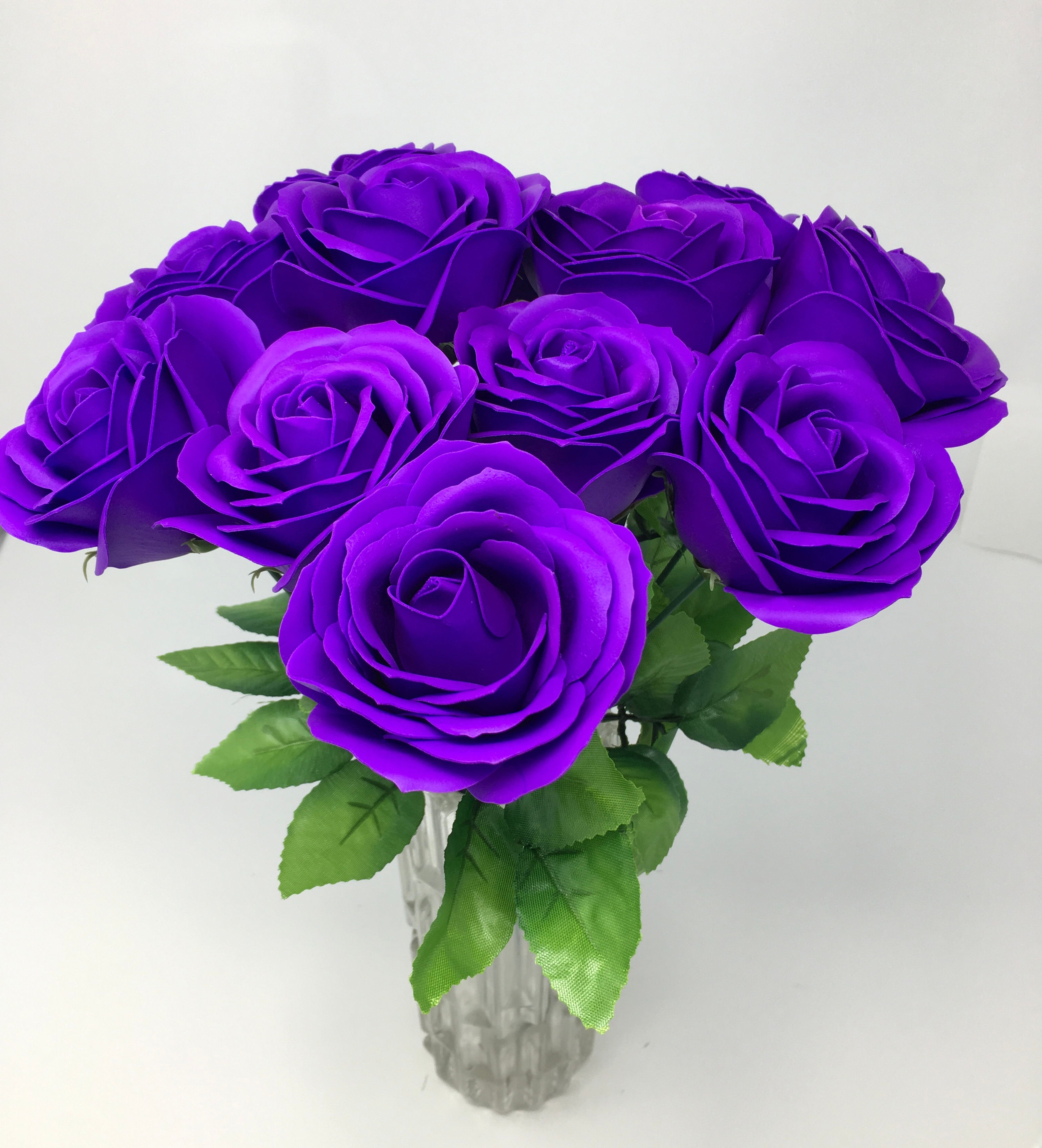 Large Purple Roses