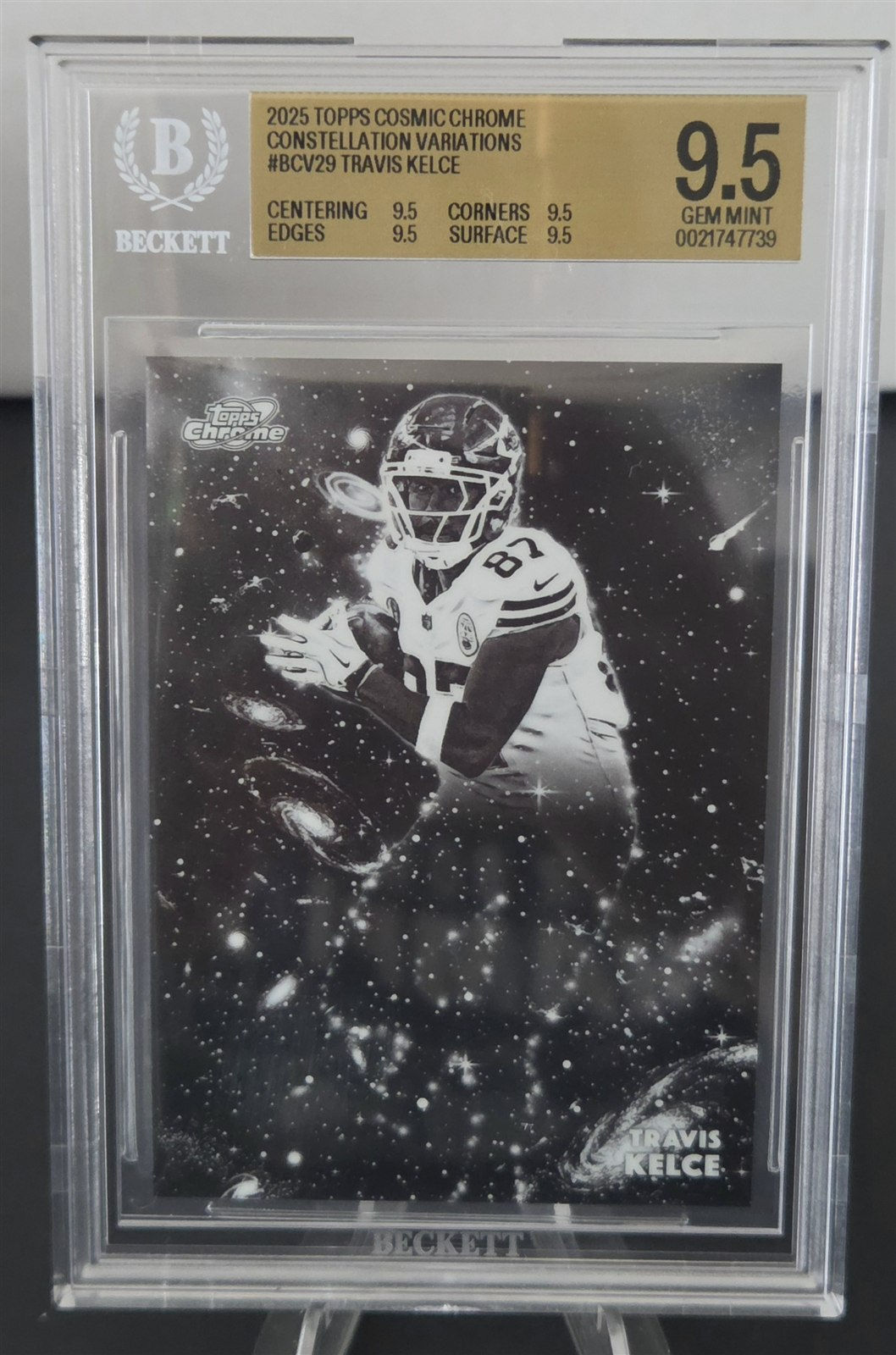 Travis Kelce 2025 Cosmic Chrome Constellation Variation BGS 9.5 #BCV29