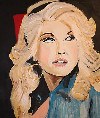 Dolly Parton (Print on canvas)