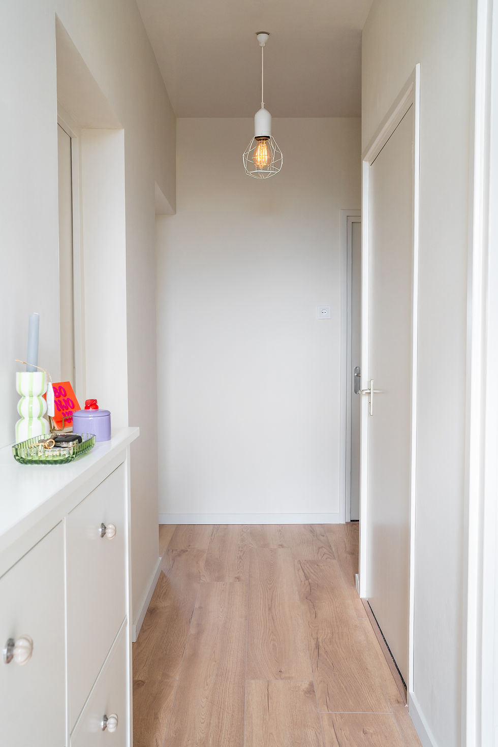 Stucen gang woning