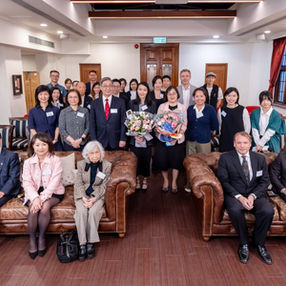 Group photo of Rosie Young 90 Medal Award Presentation Ceremony