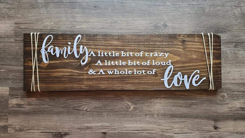 Thumbnail: Family love sign
