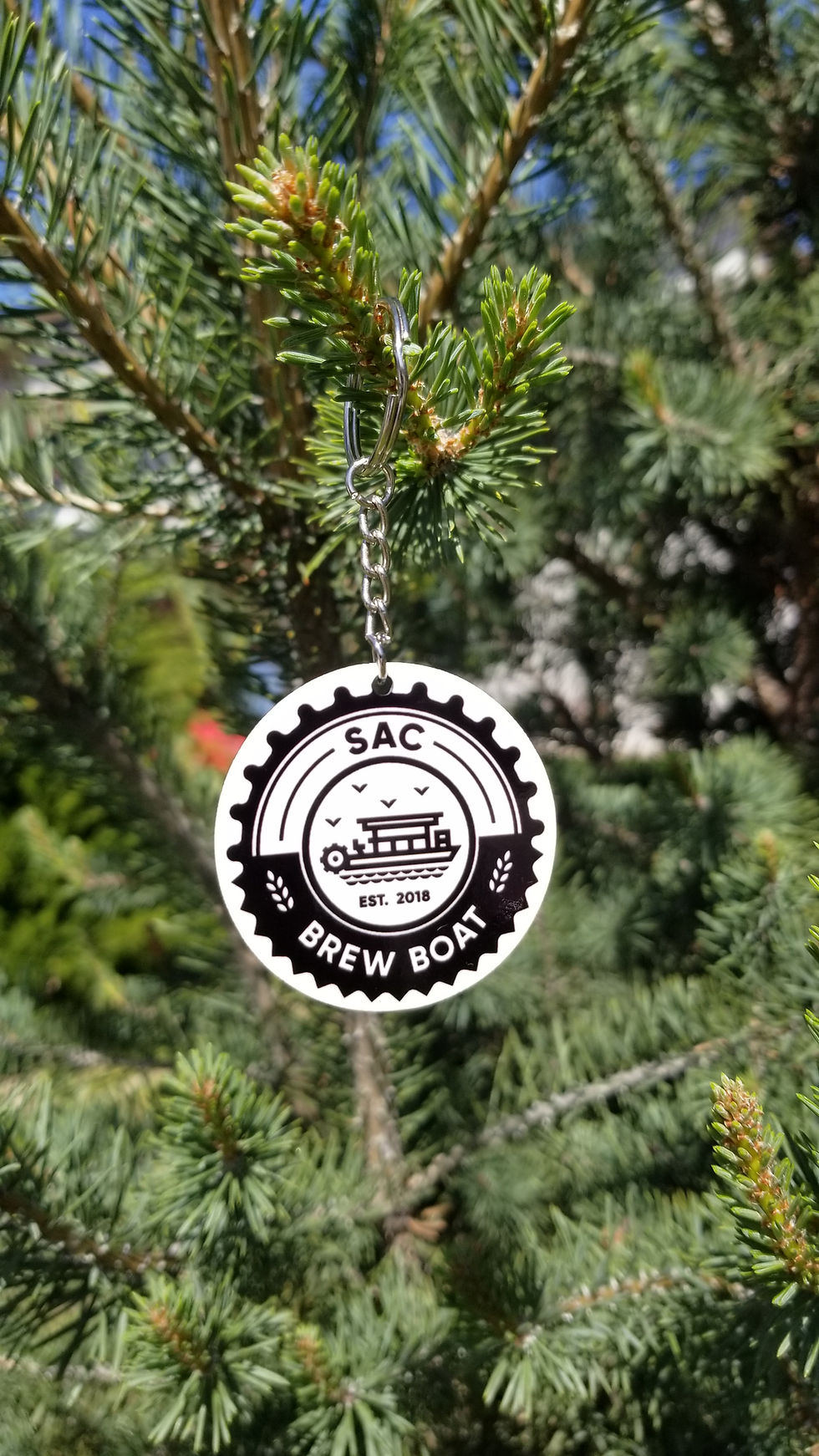 Thumbnail: Custom Double Sided Logo Keychain