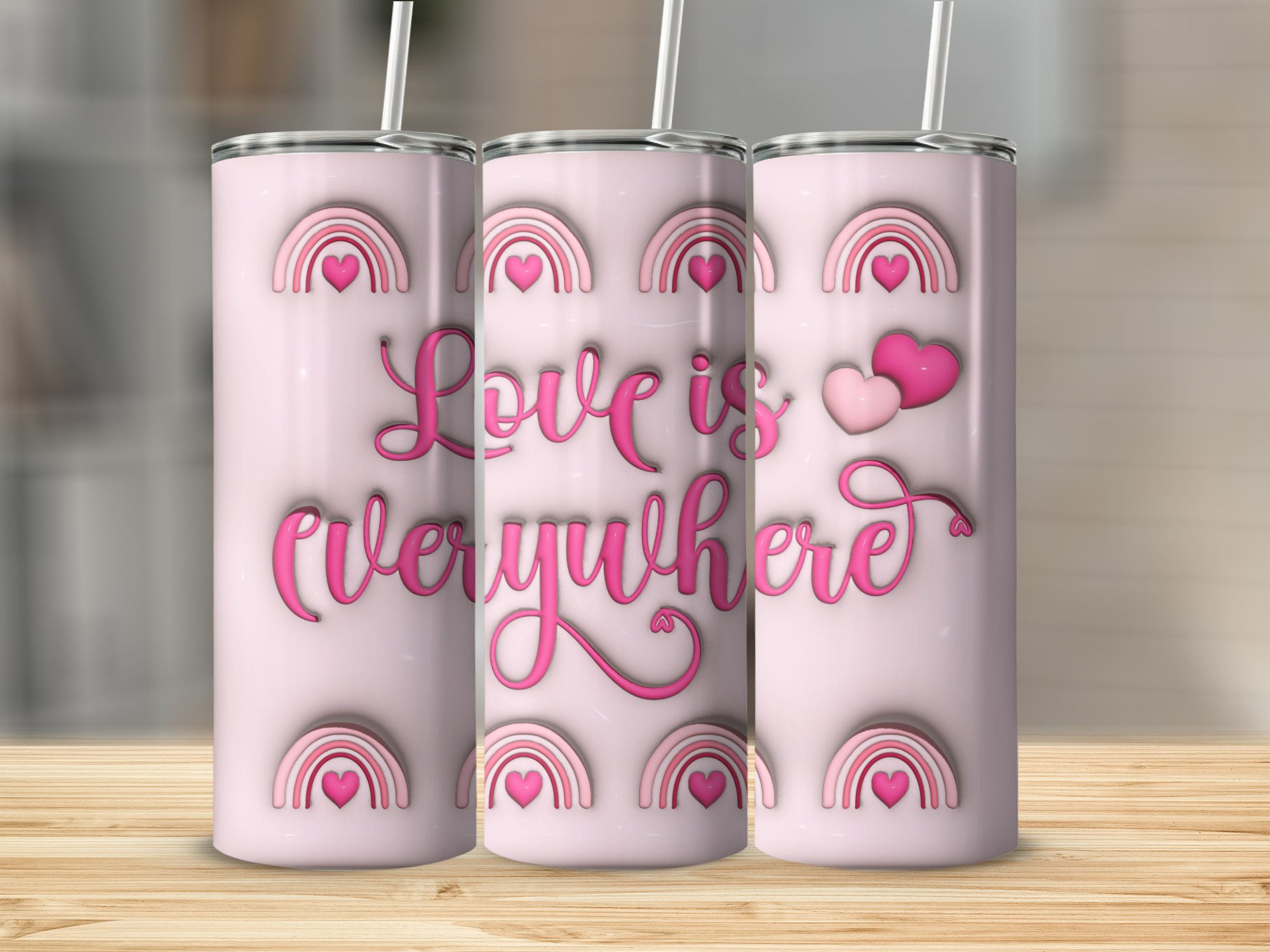 Love is Everywhere Tumbler