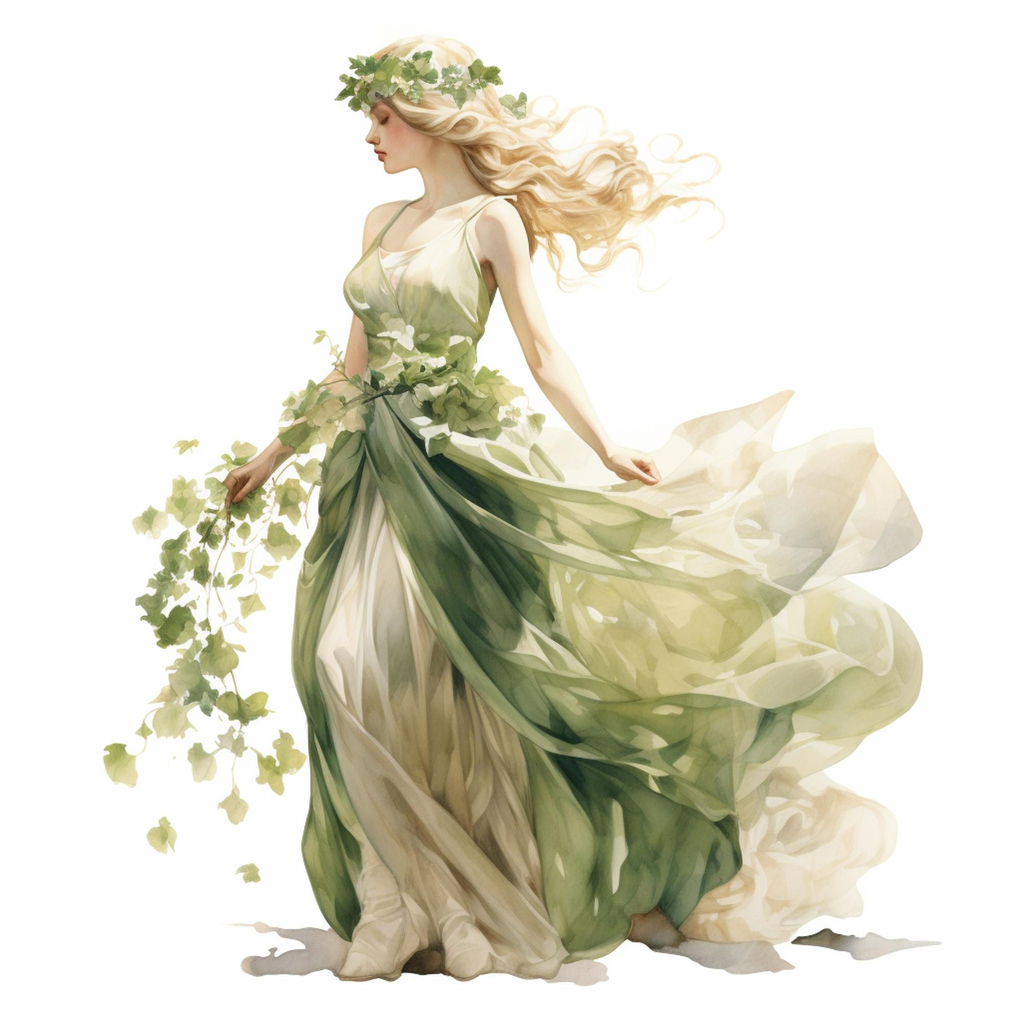 Zeița-material textil tapițat