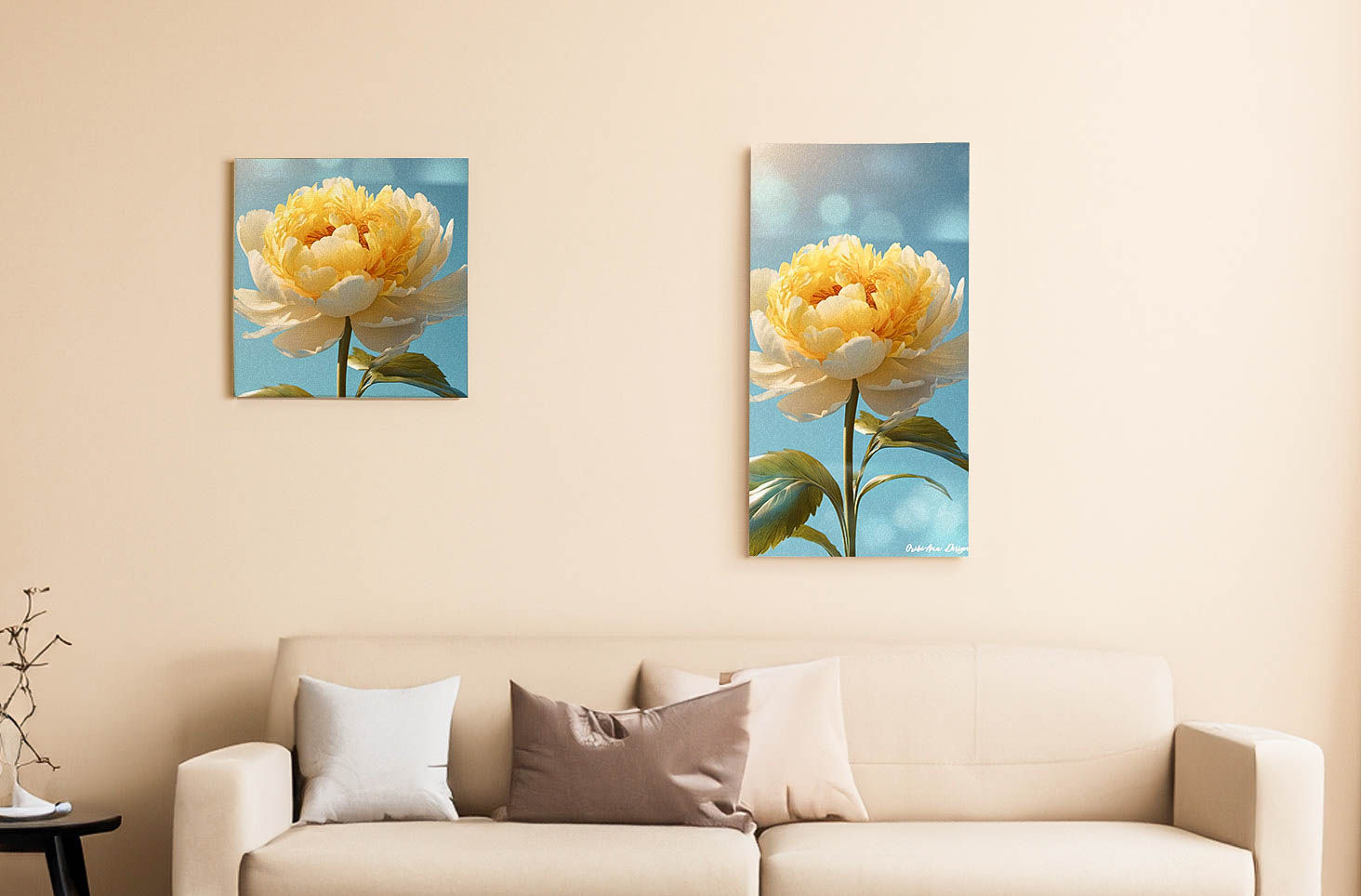 Flori- Tablou textil