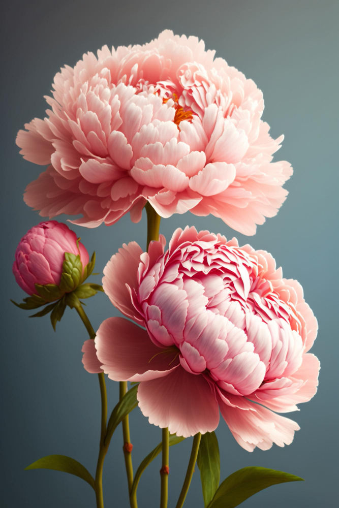 Thumbnail: Flori frumoase- material textil imprimat digital
