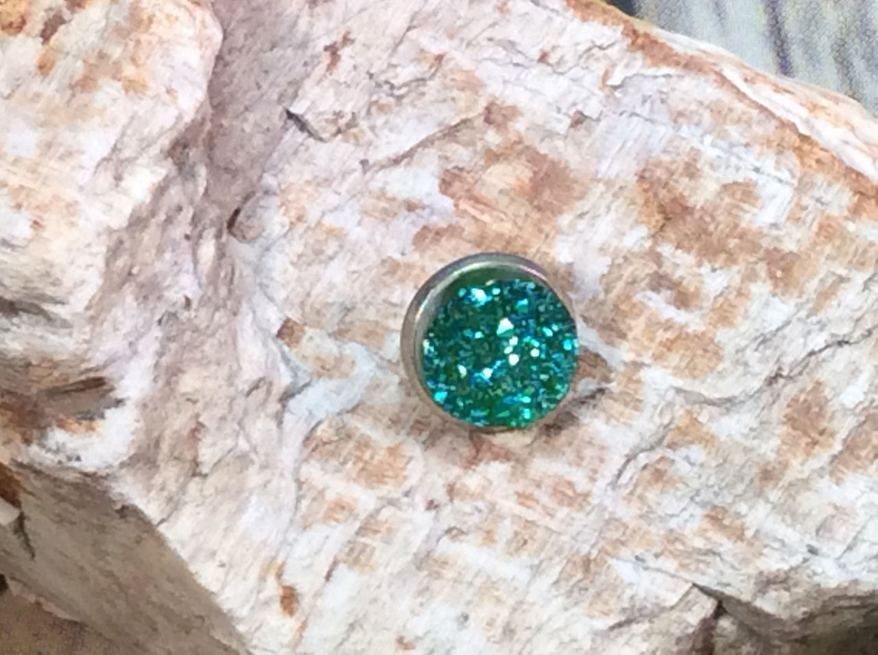 Druzy Aqua Shiny 12mm