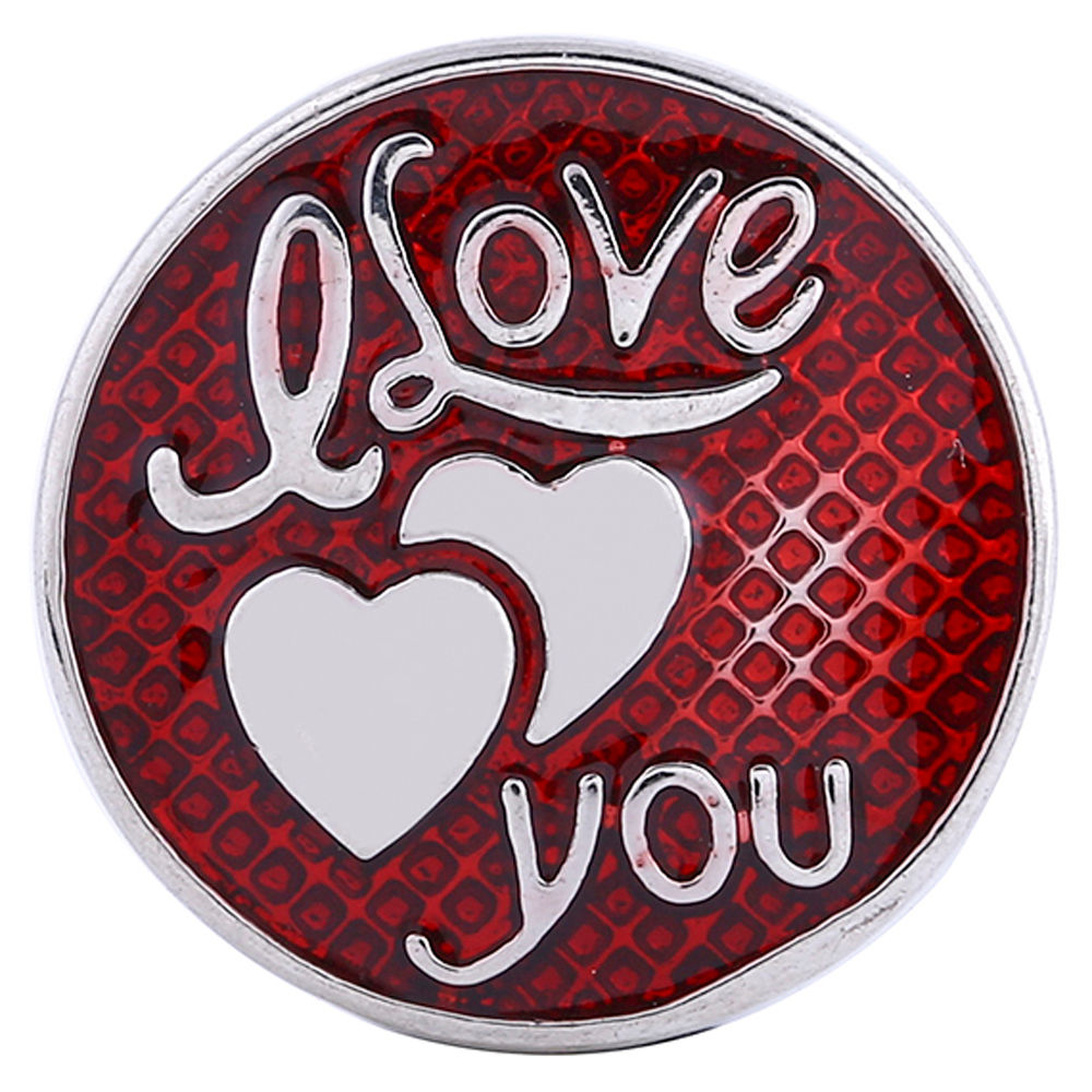I Love You Snap 18mm