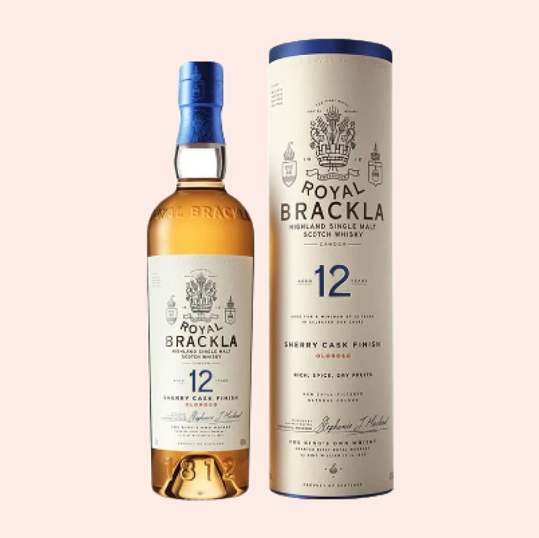 Royal Brackla 12 Years Old Oloroso Sherry Cask Finish Single Malt Scotch Whiskey
