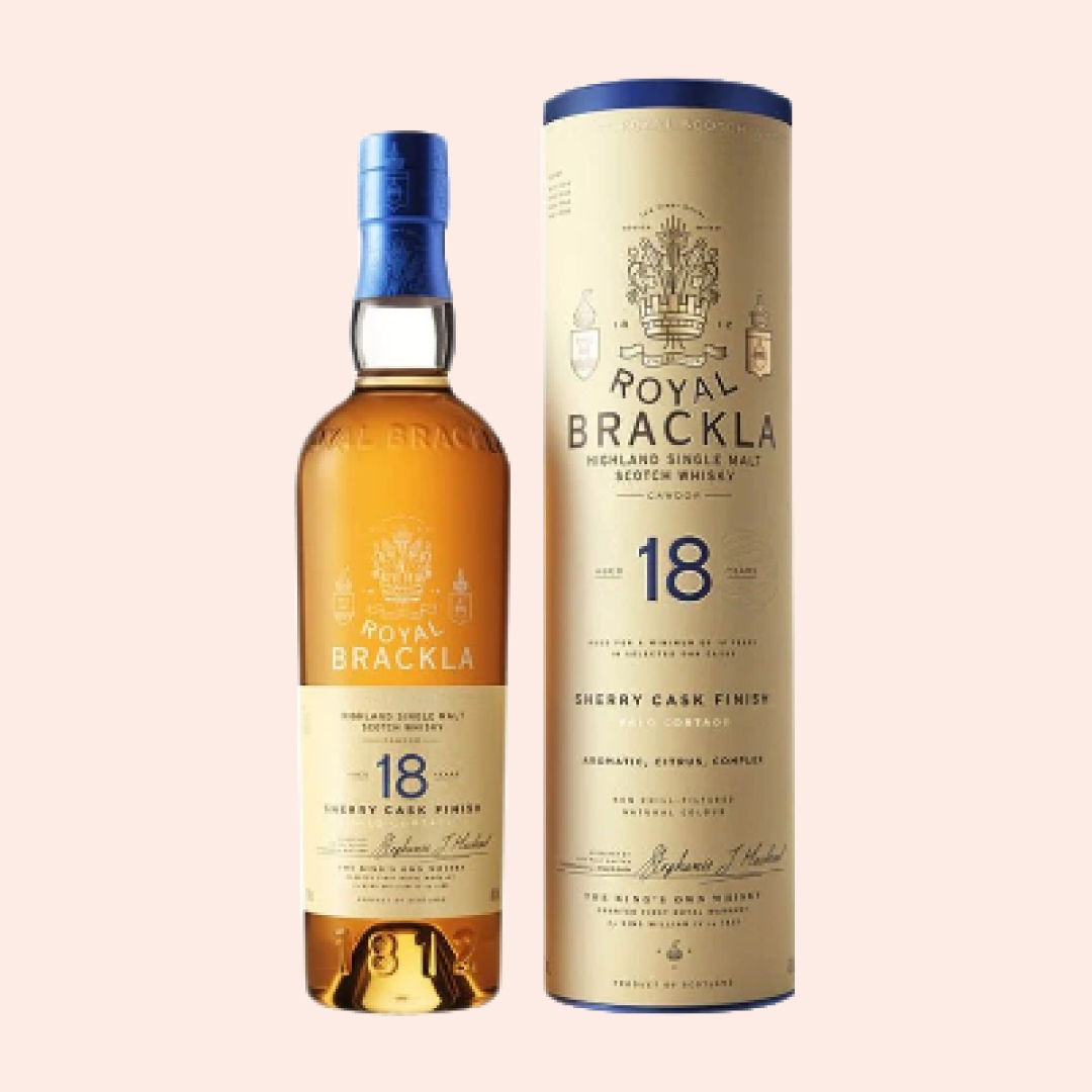 Royal Brackla 18 Years Old Palo Cortado Sherry Cask Finish Single Whiskey