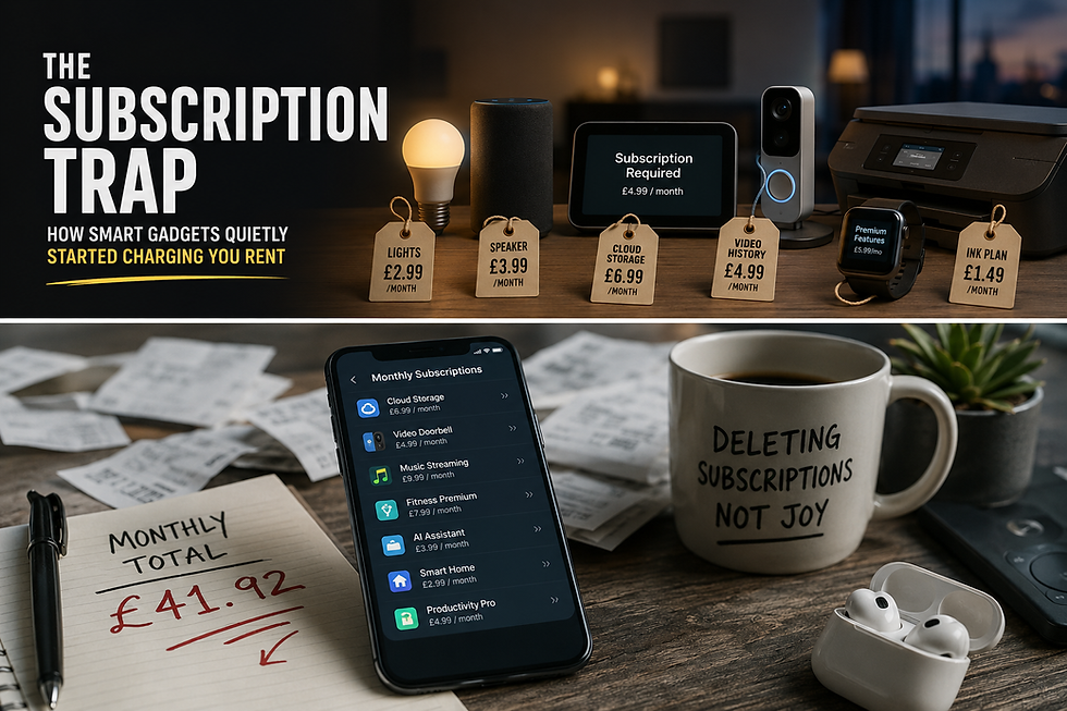 The Subscription Trap: How Smart Gadgets Quietly Started Charging You Rent