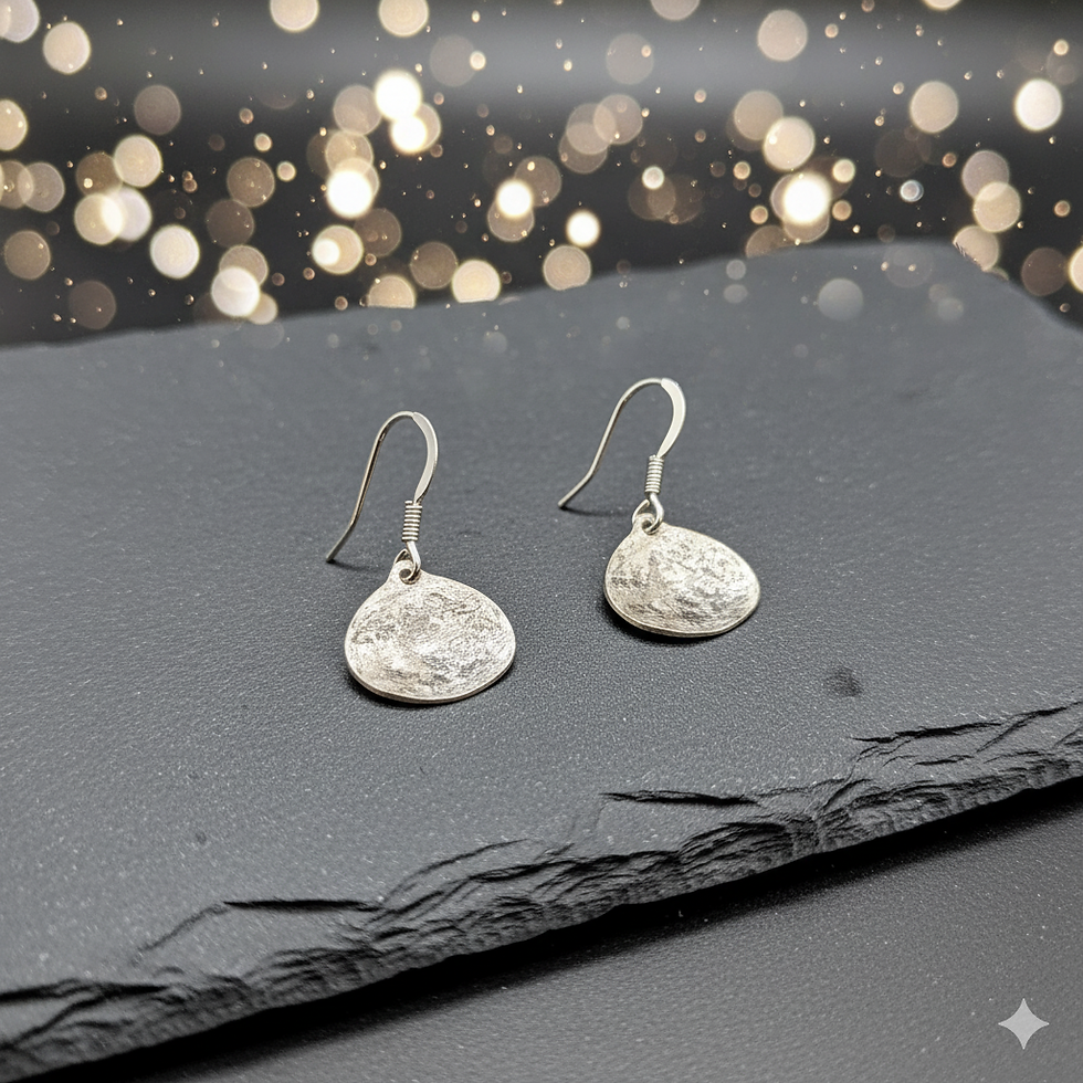 Les Boucles d'Oreilles "Goutte d'Eau Texturée" Argent 925 #IdéeCadeau