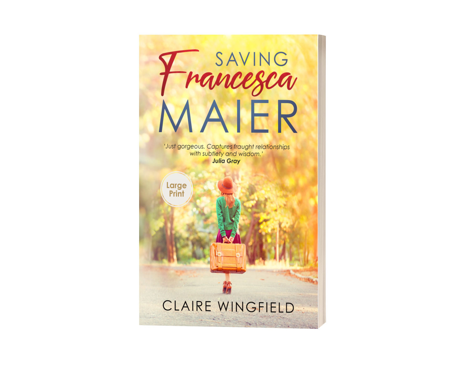 Saving Francesca Maier (large print)