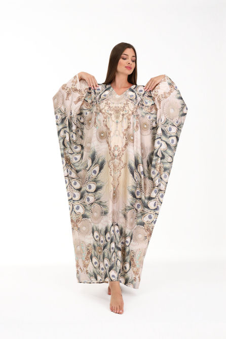 IAP Regal Featherscape Modest Kaftan - Front View