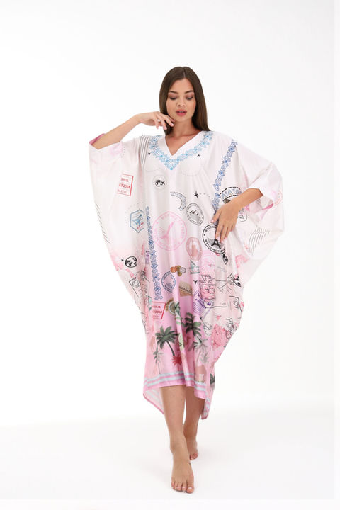 IAP Jetsetter's Diary Modern Caftan - Front View