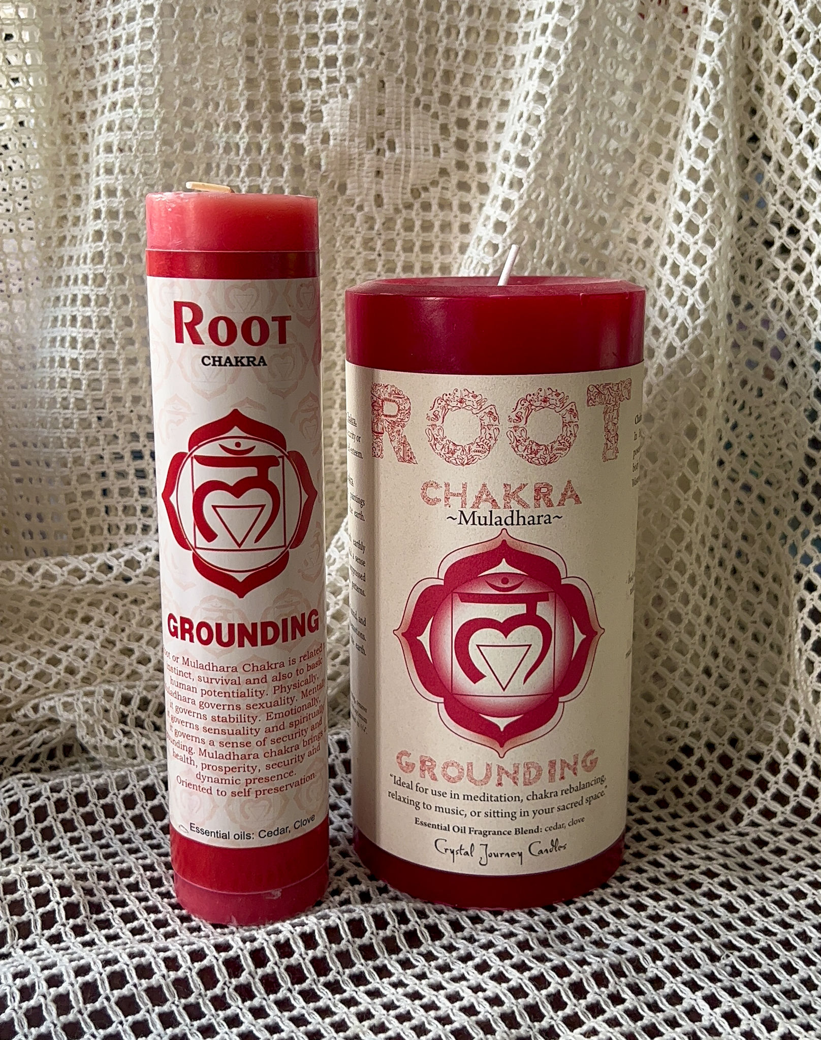 Root Chakra Pillar 3"x6" Candle