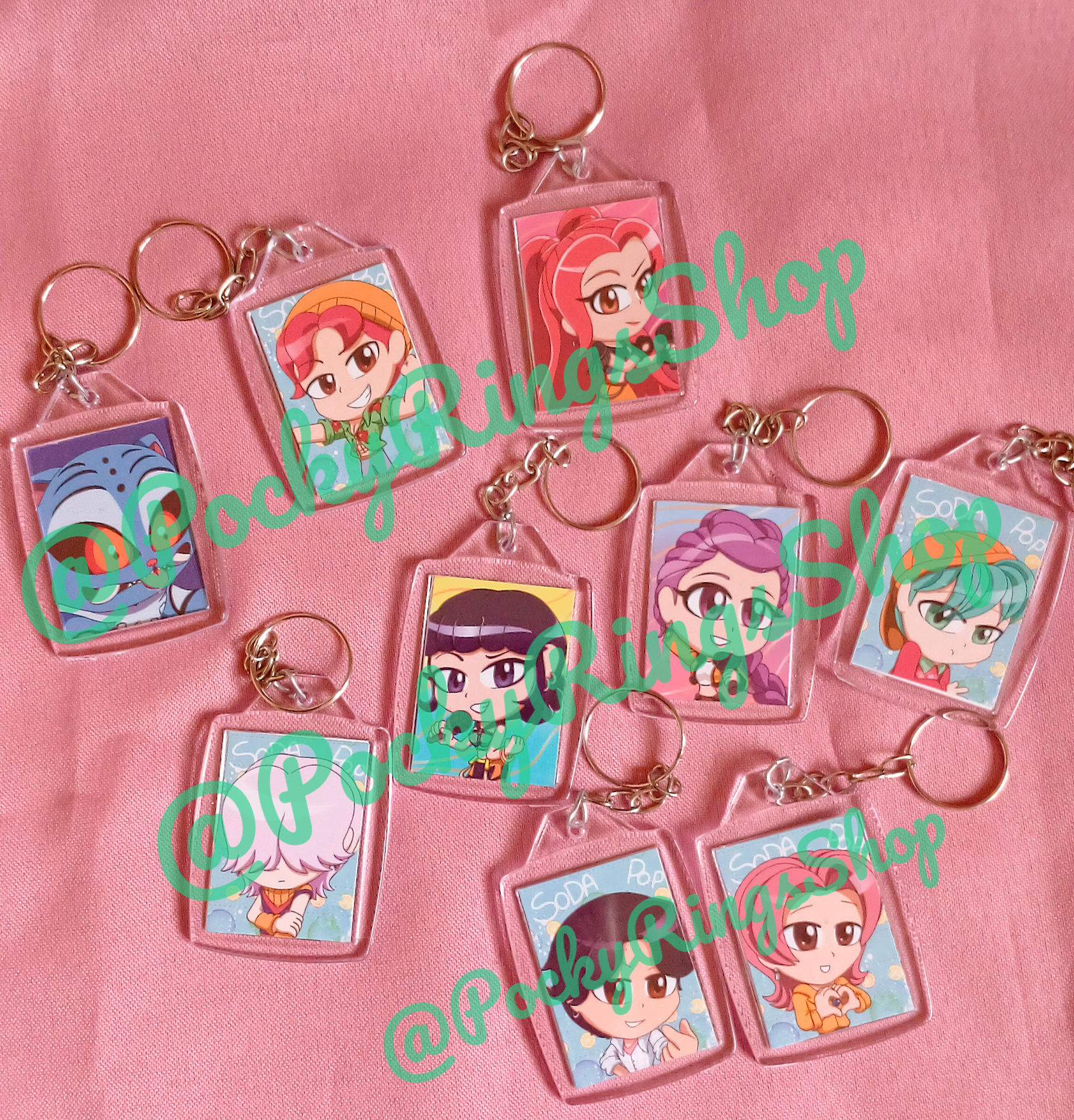 Chaveiros de Guerreiras do Kpop