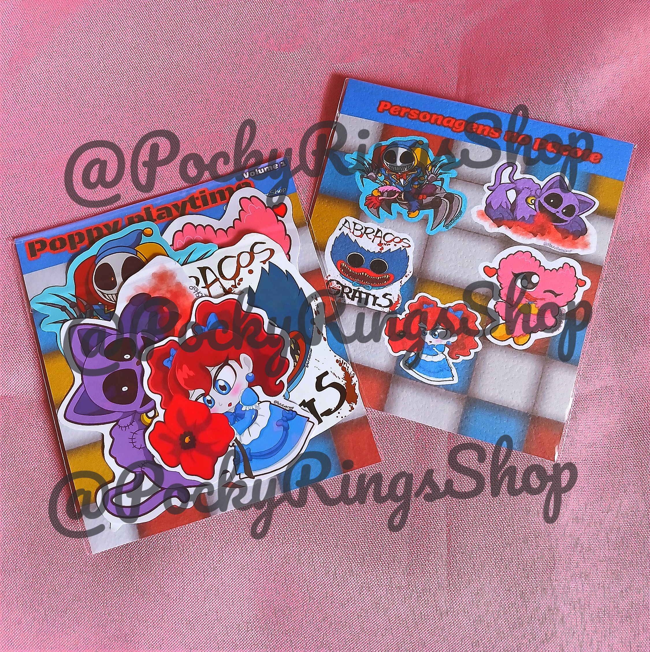 Pacote de Adesivos Poppy Playtime