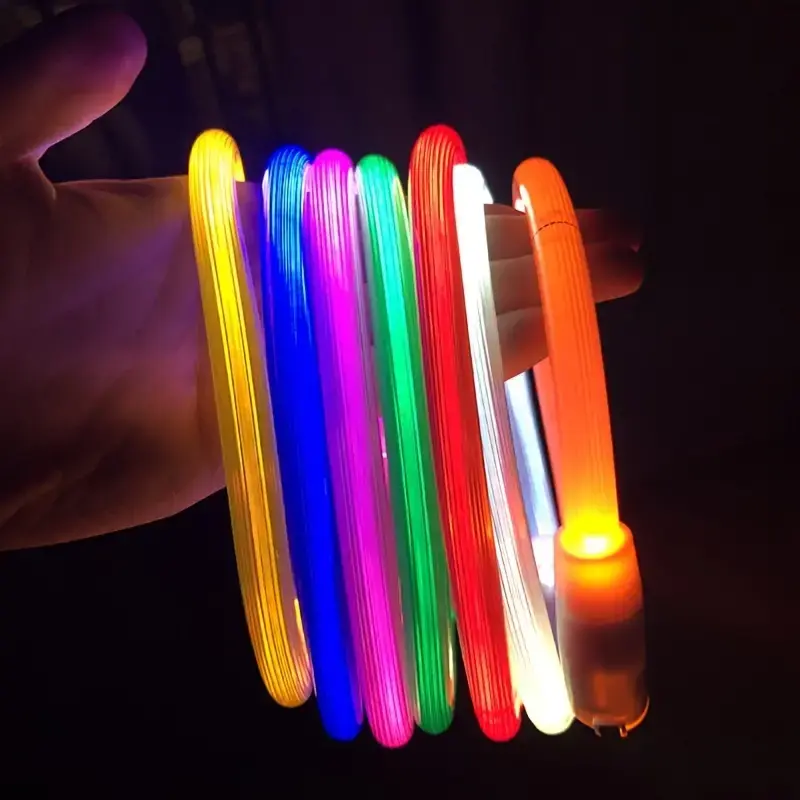 Thumbnail: USB Light Up Dog Collar - Luminous for Night Walking