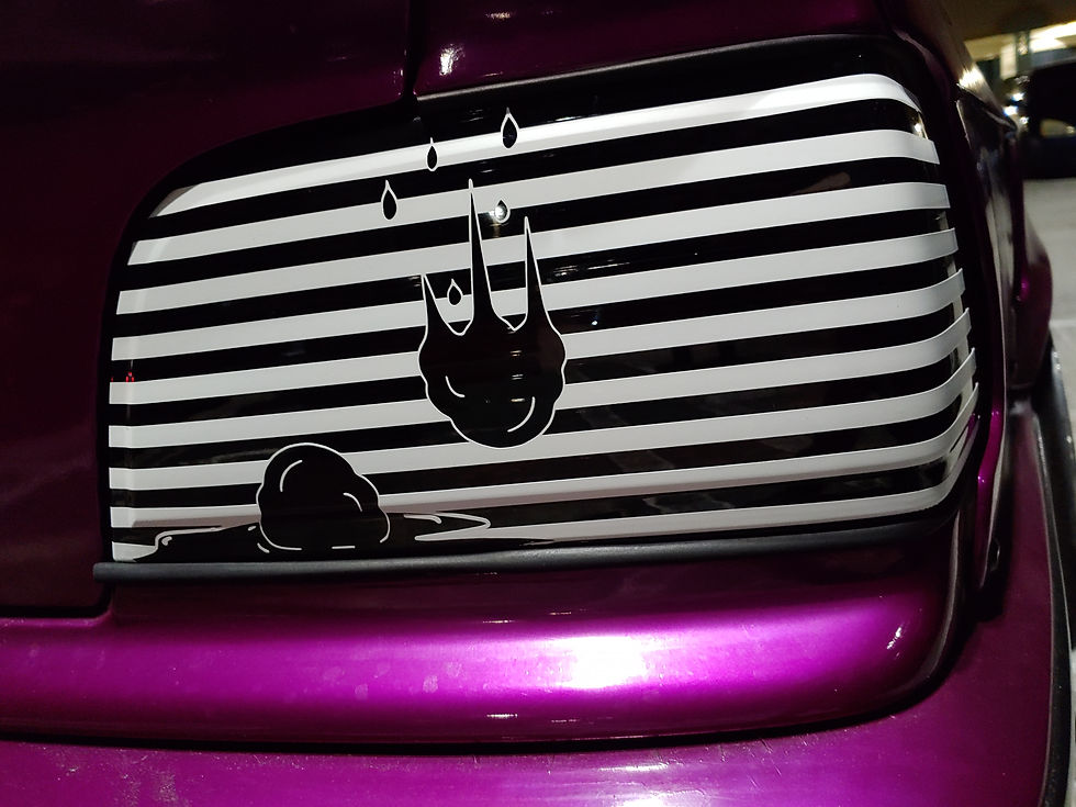 Thumbnail: White Ice Cream Drip TailLight Overlays (@that_low_e36)