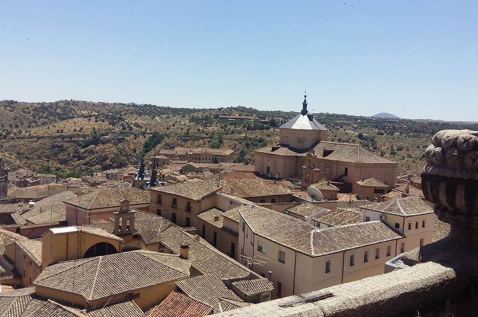 Toledo vista da torre da Igreja San Ildefonso Jesuitas