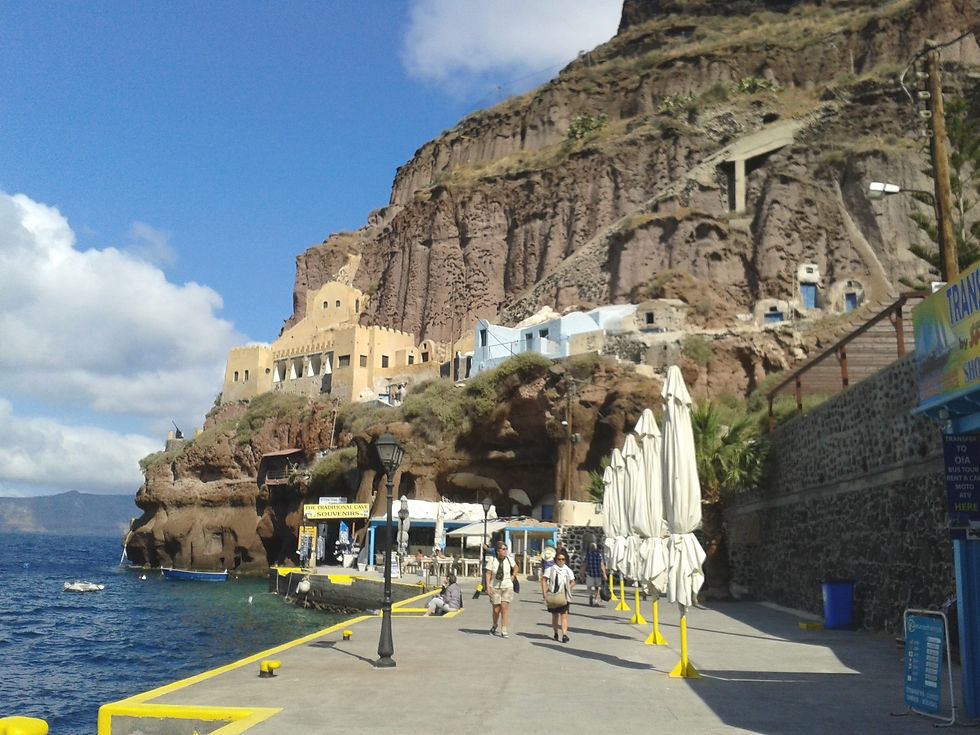 Santorini, Grécia - Old Port em Thira
