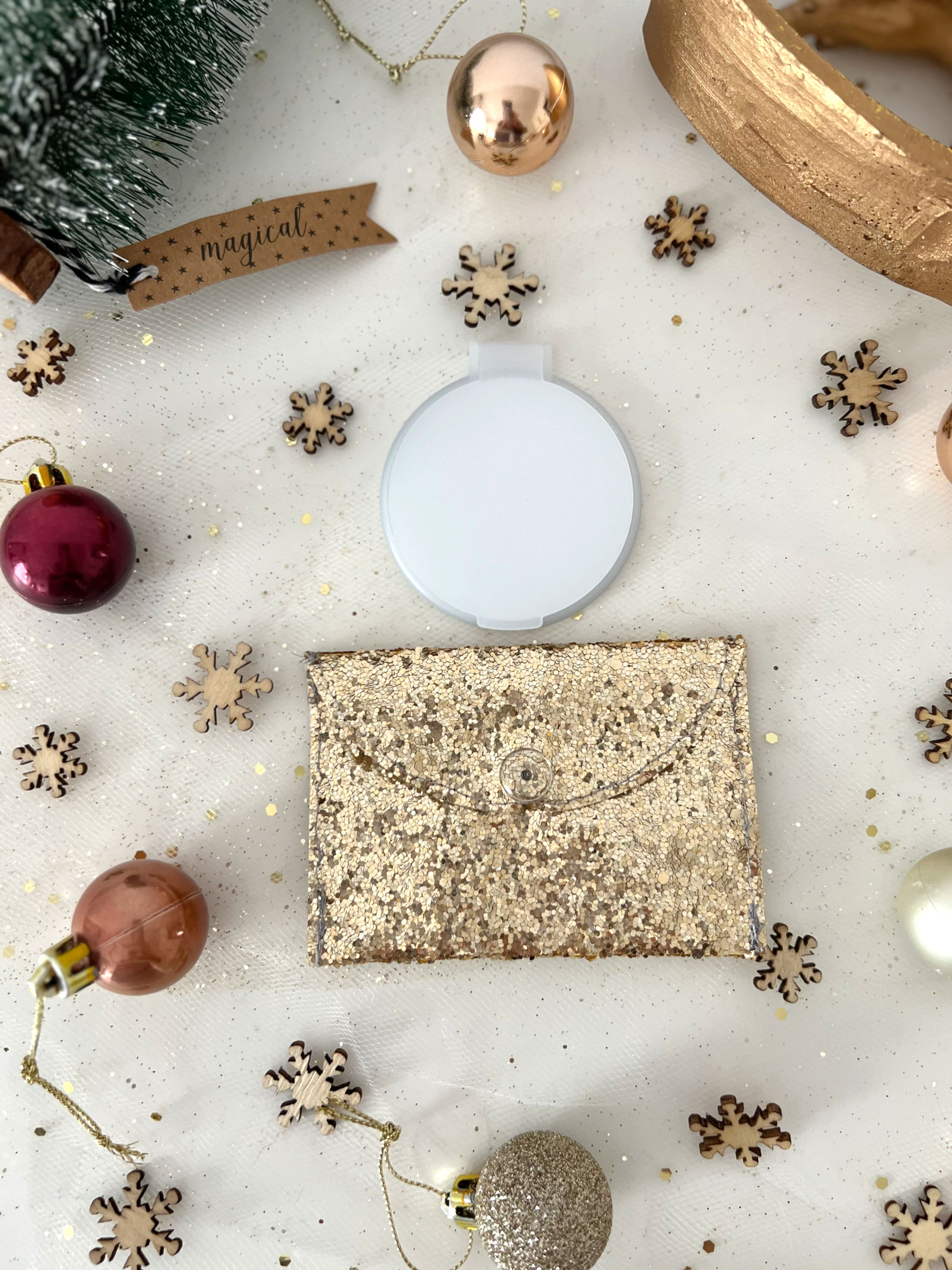 Bolsa com espelho personalizar