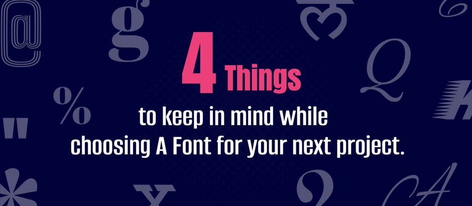 4 Things to keep in mind while choosing a Font for your next project (with free font templates)
