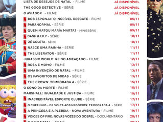 Netflix trás Lançamentos para Novembro de 2020