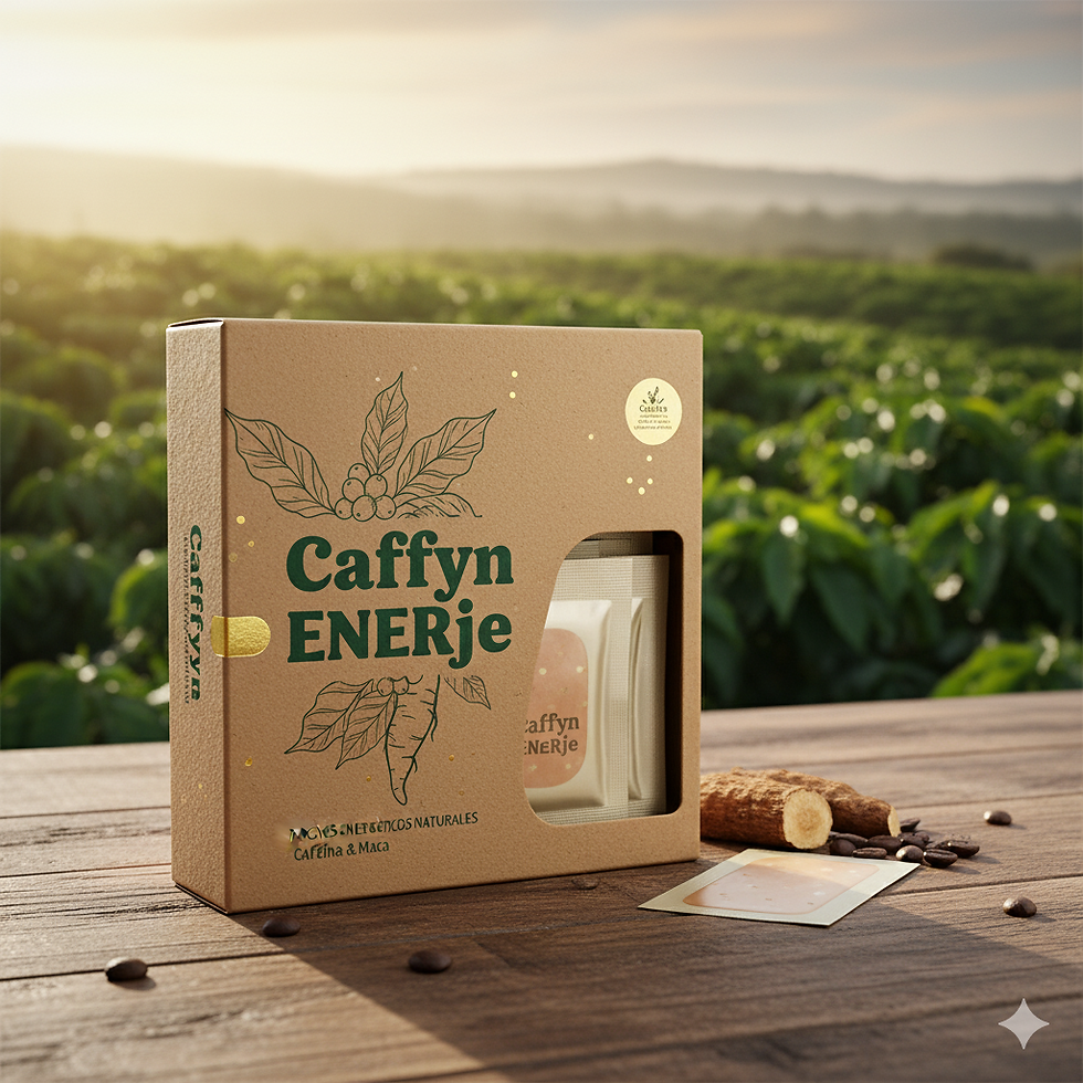 Miniatura: Parche Energético Caffyn Enerje con Café y Maca – Tu Dosis de Energía Natural