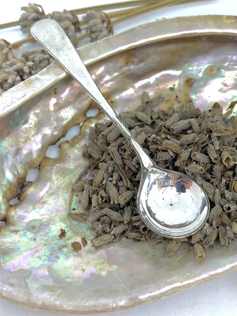 Thumbnail: Tiny Spoon for Herbs, Oils and Incense