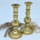 Thumbnail: Small Brass Candlesticks
