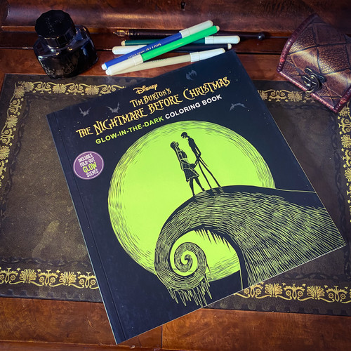 The Nightmare Before Christmas Glow in the Dark Colouring Book | The ...