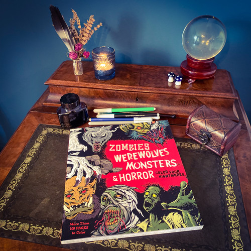 Zombies, Werewolves, Monsters & Horror Colouring Book | The Bohemian